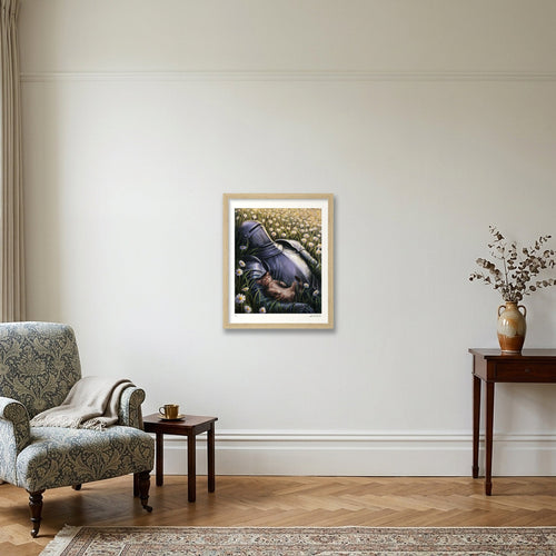 The Best Place to Rest — 28×35cm Oak Frame